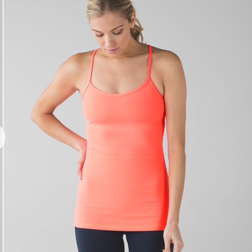 Lululemon Power Y Tank Very Light Flare 6